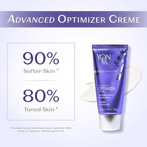 Yonka Advanced Optimizer Creme | Anti-Aging Face Cream to Firm and Tighten Skin | Moisturizer with Hyaluronic Acid | Clinically Proven to Lift Skin | Paraben-Free | 1.69 oz