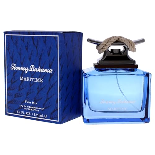 Tommy Bahama Maritime Eau de Cologne for Men, Notes of Bergamot, Jasmine, & Sandalwood, Fresh & Warm Scent