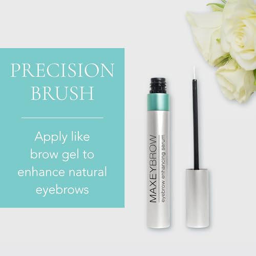 MaxeyBrow Eyebrow Enhancing Serum ? Daily Brow Treatment for the Appearance of Fuller, Thicker, Healthier-Looking Brows ? 5 mL