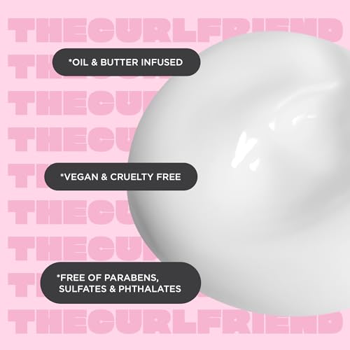 Cake Beauty Curl Defining Cream, The Curl Friend - For Curly Hair | For Frizz Control | Moisturizes & Defines | With Avocado Oil | Soybean Oil & Shea | 6 Fl Oz / 177 mL 2 Pack