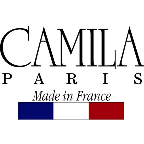 Camila Paris CP3010 French Hair Side Comb Handmade Small Pearl French Twist Hair Combs Decorative, Strong Hold Hair Clips for Women Bun Chignon Up-Do Styling Girls Hair Accessories, Made in France