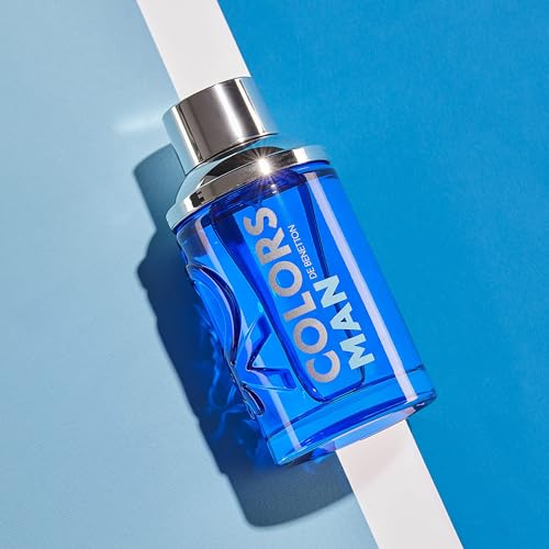 Benetton Colors Man Blue Eau de Toilette Spray For Men 3.4 Oz