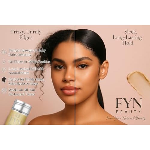 Hair Wax Stick - Slick Back Hair Products - Edge Control - Hair Accessories for Women & Kids - Fly Away Stick for Hair - Bun Maker & Braiding Gel - Dance Recital Gifts for Girls- 2.7 Fl Oz