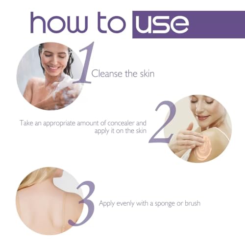 Tattoo Cover Up Makeup, Leg And Body Makeup Waterproof No Transfer,Body Coverage Perfector 2.5OZ