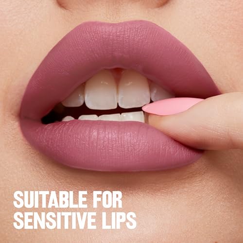 Revlon ColorStay Limitless Matte Liquid Lipstick, Vegan Formula, No-Budge, Longwear Lip Color, Long Lasting, Lightweight/Comfortable, Waterproof, 010 Top Talent, 0.17 fl oz