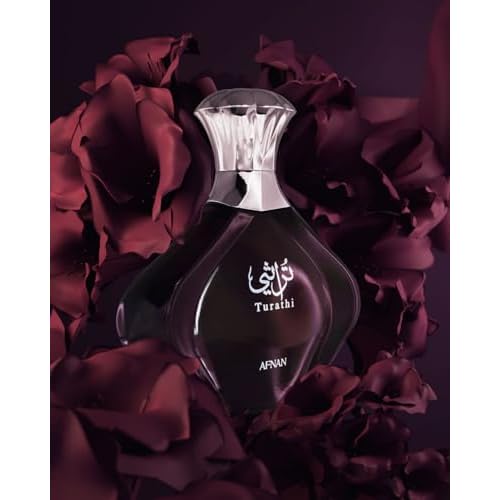 Afnan Turathi Purple Eau de Parfum for Women, 3.0 Fl. Oz
