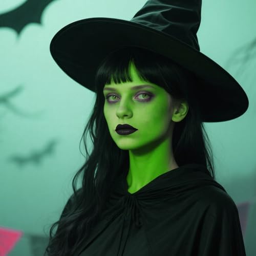 MEICOLY Light Green Face Body Paint for SFX Witch Cosplay Halloween Makeup,Elphaba Green Face Paint,Face Painting for Adults Kids,Hunting Hulk Gamora Body Paint,St Patricks Day Accessories