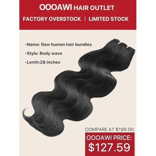 15A Body Wave Bundles Human Hair 28 Inches Triple Lifespan Than 12A Bundles Keep Silky And Soft After Multiple Washes 105% Raw Indian Hair Bundles 'Boutique's Quality-Half The Price'