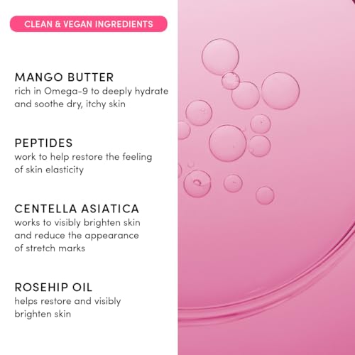 Evereden Nourishing Stretch Mark Cream (4 fl.oz): Clean & Vegan Cream for Pregnancy and Postpartum | Pregnancy Stretch Mark Prevention | Rich in Vitamins & Minerals