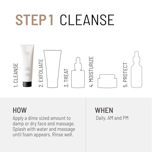 Dr. Brandt Dr. B Lab Oil-to-Foam Cleanser - Gentle, Hydrating, Double Cleansing Formula Removes Dirt, Makeup & Impurities - 4.2 fl oz