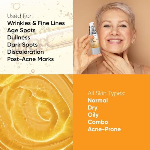 Super Vitamin C Serum for Women Over 70:Glow-Activating Maker Advanced Anti-Aging Formula, Wrinkle Cream for Face, Anti Aging Cream, Hydrates, Softens, Lifts and Firms Super Vitamin C Serum