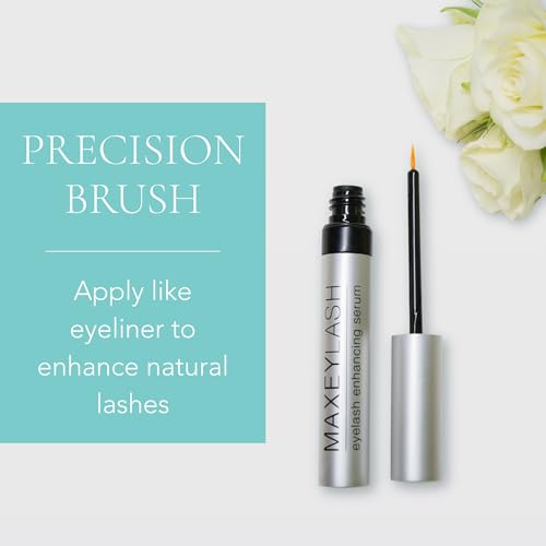 MaxeyLash Eyelash Enhancing Serum ? Daily Lash Treatment for the Appearance of Longer, Thicker, Fuller Lashes, Natural Lash Lift Effect ? 3.5 mL