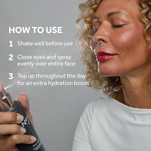 No7 Pro Artist Finishing Touch Setting Spray - Long-Lasting Finishing Spray for Face Makeup - Leaves a Radiant, Blurred, and Hydrated Finish (2.7 Fl Oz)
