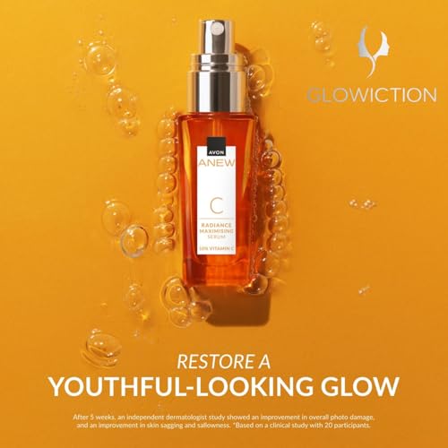 Vitamin C Radiance Serum 30ml ? Inspired by Avon Anew | Brightening & Antioxidant Face Serum with 30 Oranges Worth of Vitamin C | Even Tone, Smooth & Glowing Skin