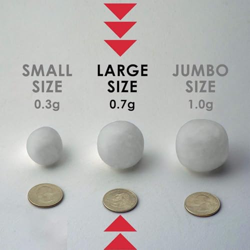 DecorRack 1000 [Large] Cotton Balls Bulk Pack for Make-Up, Nail Polish Removal, Applying Oil Lotion or Powder, Multi-Purpose Balls Made from 100% Natural Cotton, Soft and Absorbent (1000 Count)