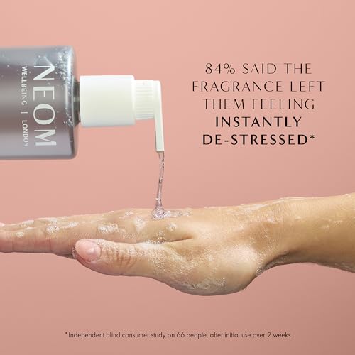 Neom Real Luxury Hand Wash Refill, 600ml I 24 essential oils, including lavender, jasmine and sandalwood I 100% recyclable 600ml refill pouch I Cleanse, Soften and Replenish
