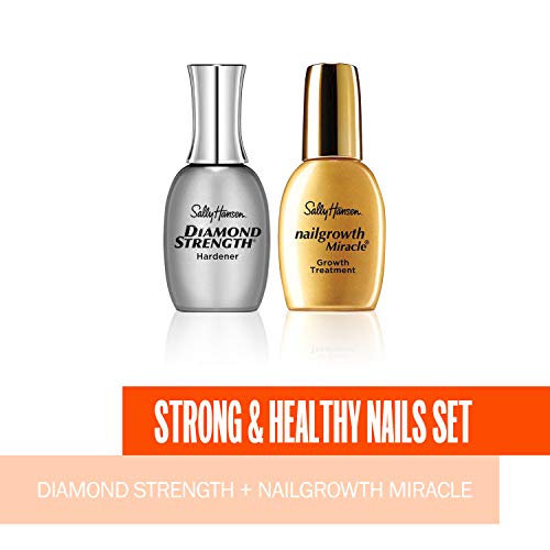 Sally Hansen Diamond Strength¢ç, Nail Hardener, Nail Growth, Protective Layer, Clear Nail Polish