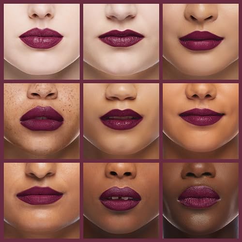 Revlon Super Lustrous The Luscious Mattes Lipstick, High Impact with Moisturizing Velvety Formula, Black Cherry, 0.74 oz