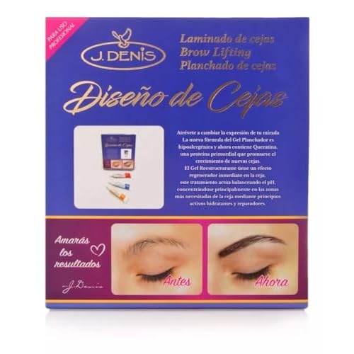 J Denis Eyebrow Design Kit | laminado de cejas kit profesional | planchado de cejas kit permanente