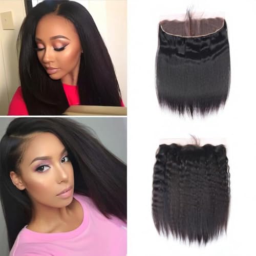 12A Human Hair Bundles 16 18 20 Inch 3 pcs Kinky Straight Bundles Human Hair 100% Unprocessed Brazilian Remy Virgin Hair Extensions Raw Quick Weave Sew In Glossy Billion Hair Bundles Natural Black