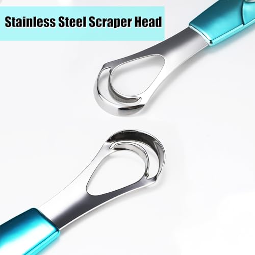 Tongue Cleaner, Tongue Scraper, Tongue Cleanser, Tongue Scraper, Tongue Scraper Cleaner, Helps Fight Bad Breath, Tongue Scrapers (Purple&Blue)