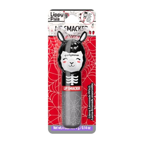 Lip Smacker Halloween Lippy Pal Lip Balm- Spooky Cute Llama Lemonade Witch Flavored Deliciousness, Moisturizes, Nourishes, & Soothes, Cruelty-Free & Vegan - Llama