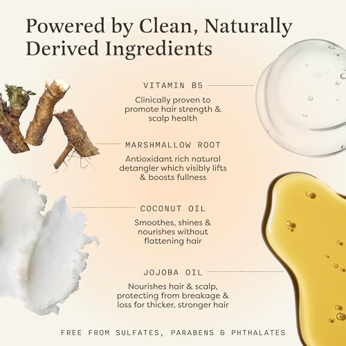 The Earthling Co. Shampoo & Conditioner Bar Set - Promote Hair Growth, Strengthen & Volumize All Hair Types - Paraben & Sulfate Free Formula with Natural Ingredients for Dry Hair (Vanilla Coconut)