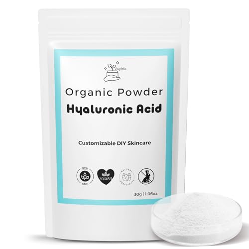 Hyaluronic Acid Powder for DIY Skincare - 99% Purity, Ultimate Moisturizer, Smoother Skin, Wrinkle-Reducing Elixir, Perfect for Post-Peel Care