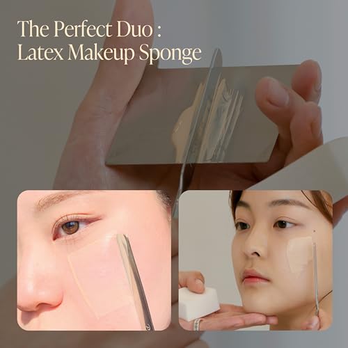 Piccasso Latex Square Makeup Sponges 6P ? High Elastic Face Sponges for Foundation, Soft Square Sponges for Makeup, Perfect for Detailed Coverage & Smooth, Seamless Application