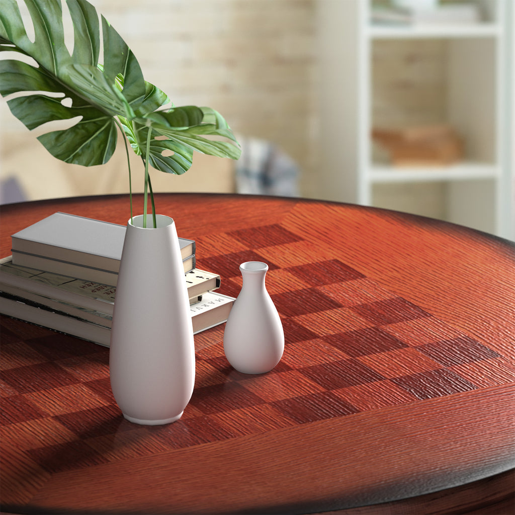 42 Inch Wooden Round Pub Table with Chessboard