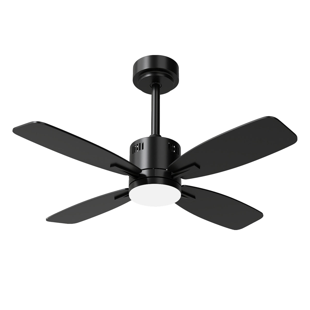 42-Inch Ceiling Fan with Light and Remote Control - Black, 3CCT LED, 6 Speeds, Timer, Memory, Reversible Motor, Quiet Operation