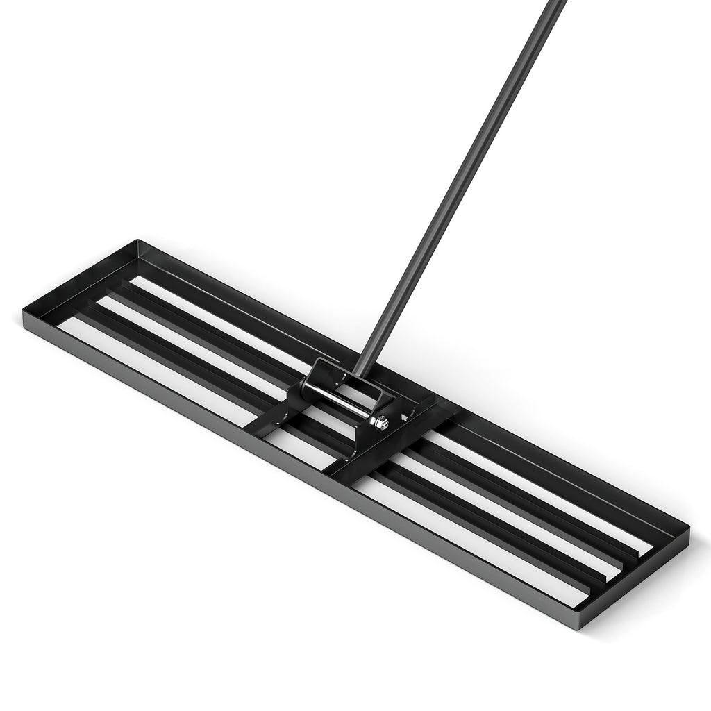 42 x 10 Inch Lawn Leveling Rake with Ergonomic Handle
