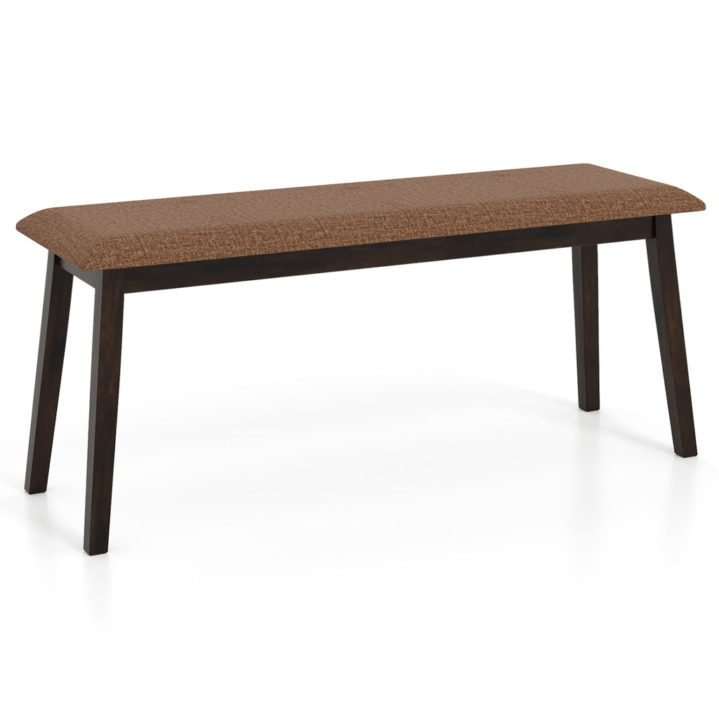 43.5 Inch Upholstered Entryway Bench - Gray