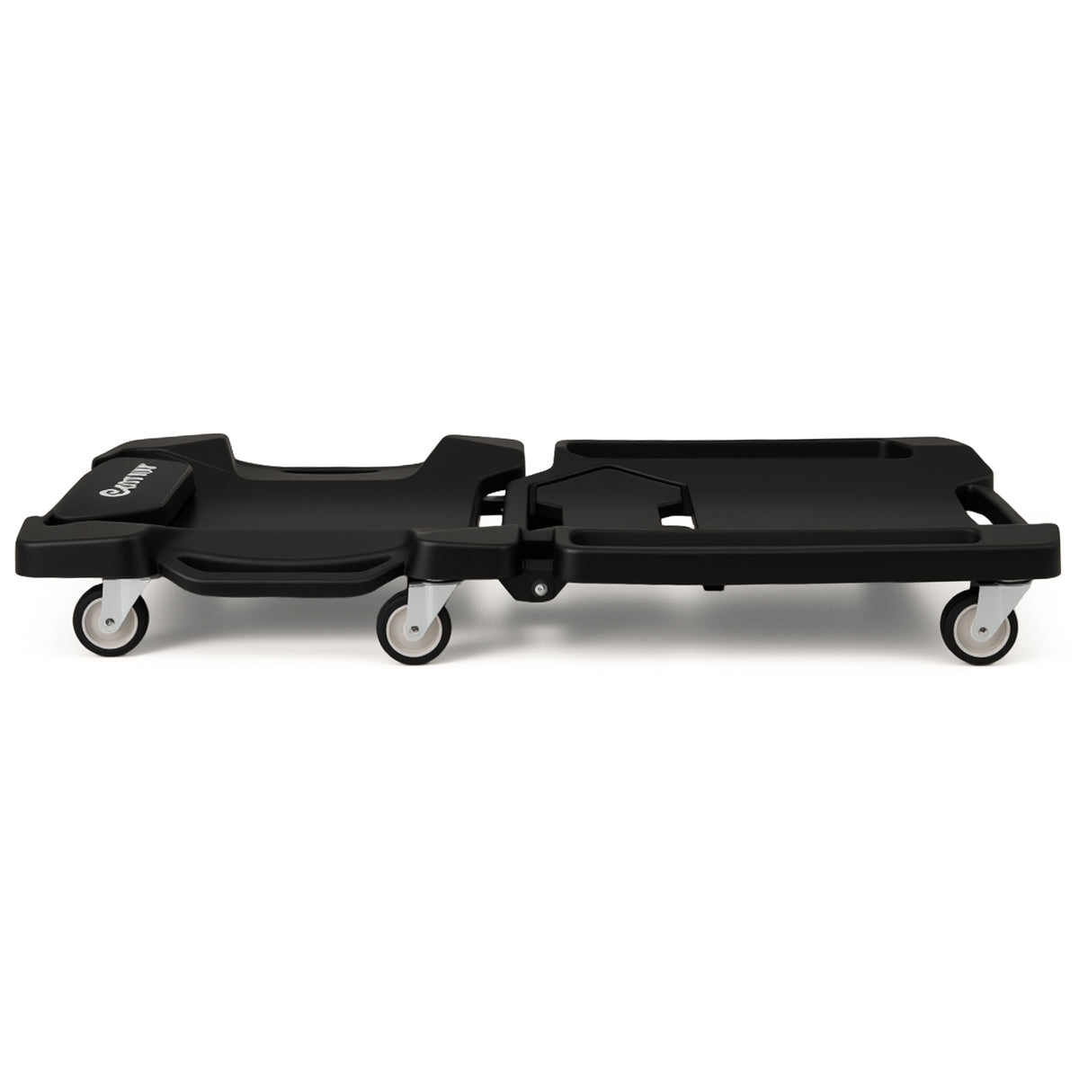 43" Foldable Mechanic Creeper with Padded Headrest - Black