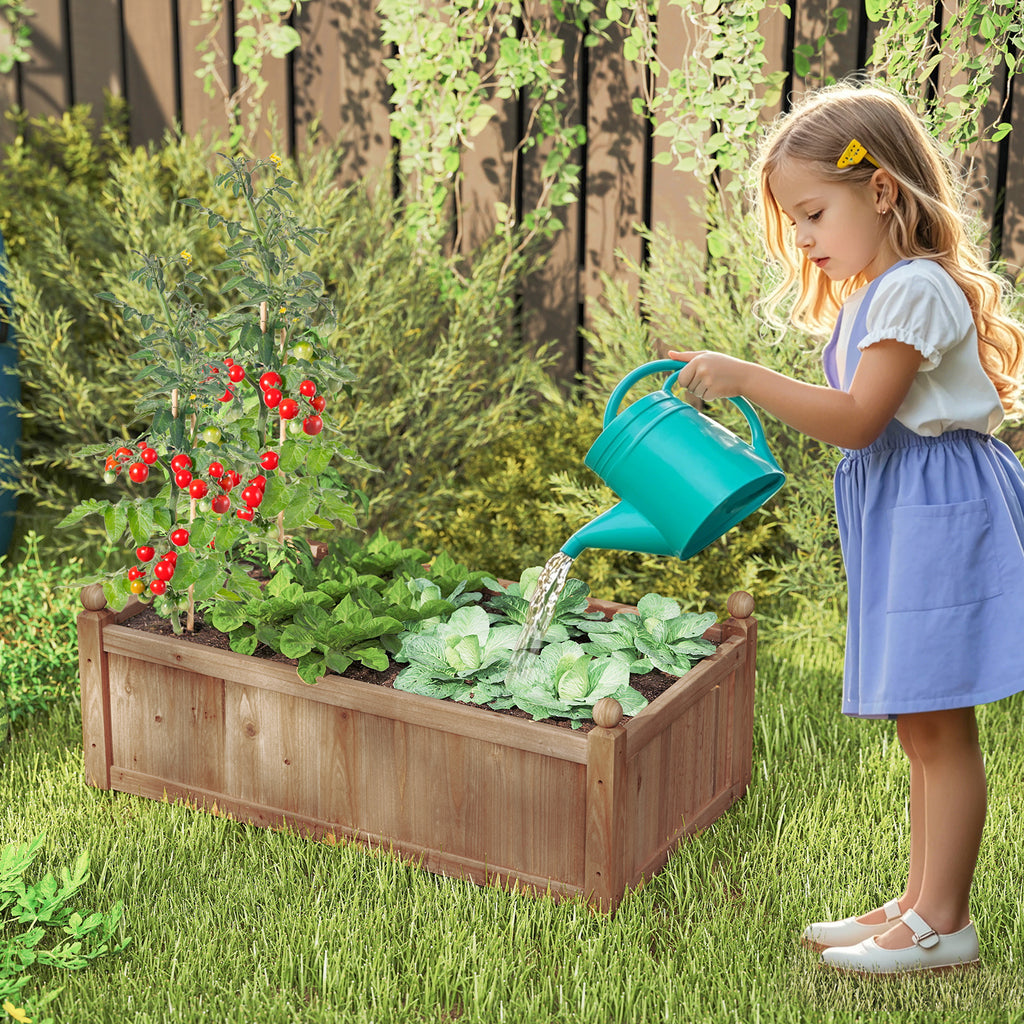 46 x 24 16 Inch Rectangular Planter Box with Drainage Holes for