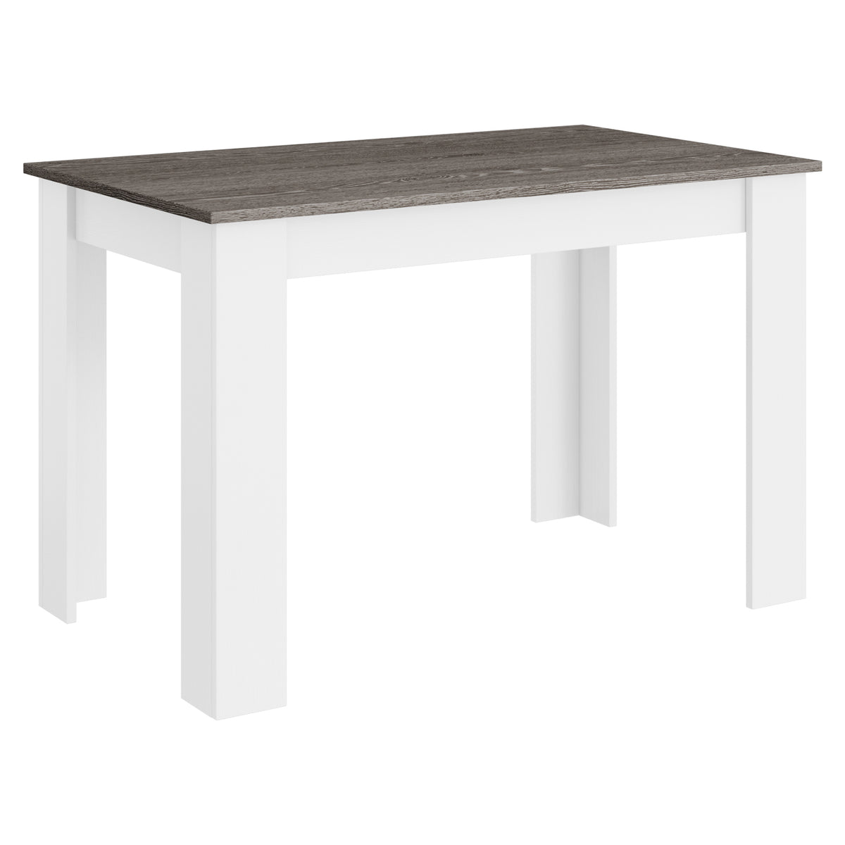 47" Dining Table for Small Spaces, Dark Gray