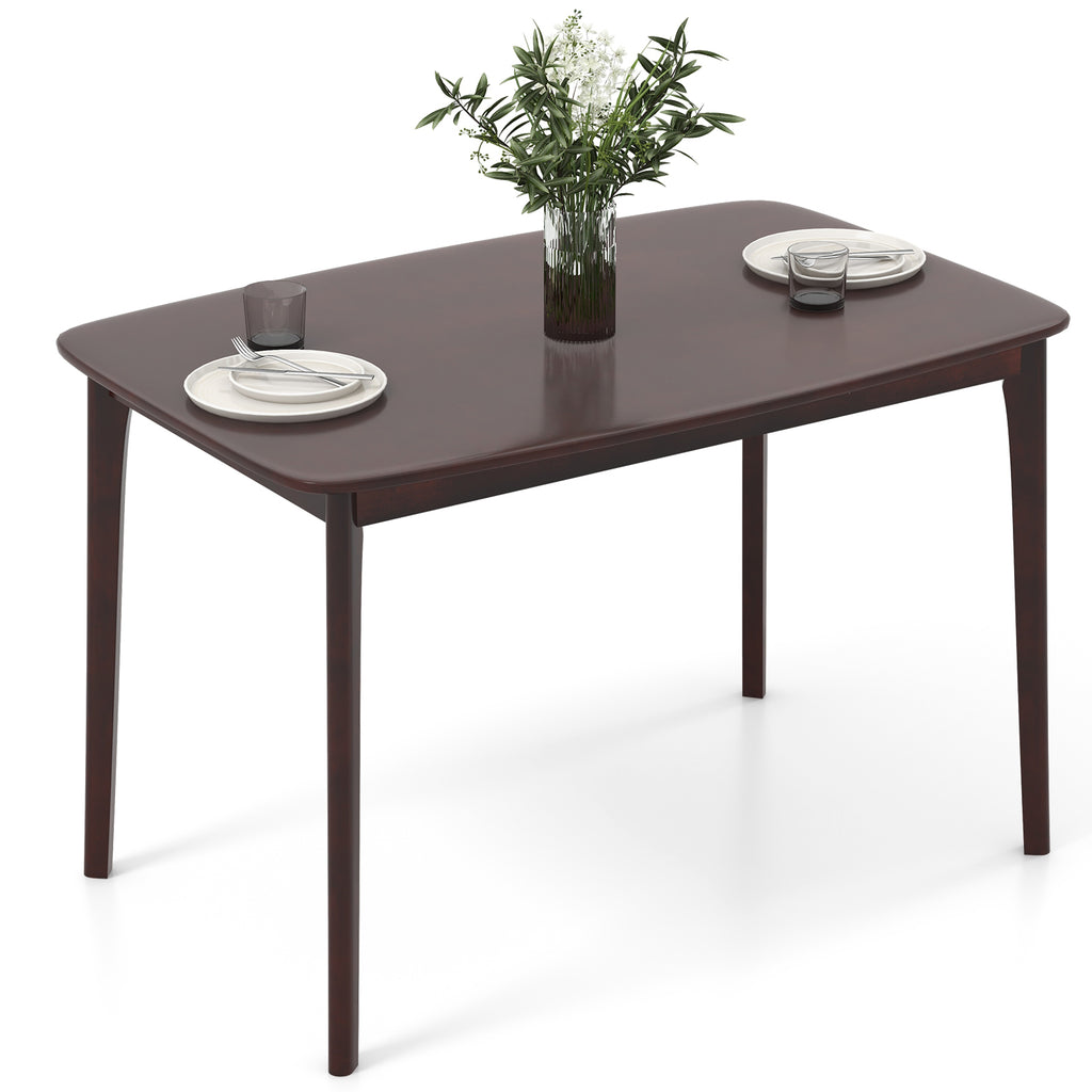 48 Inch Solid Wood Dining Table, Espresso