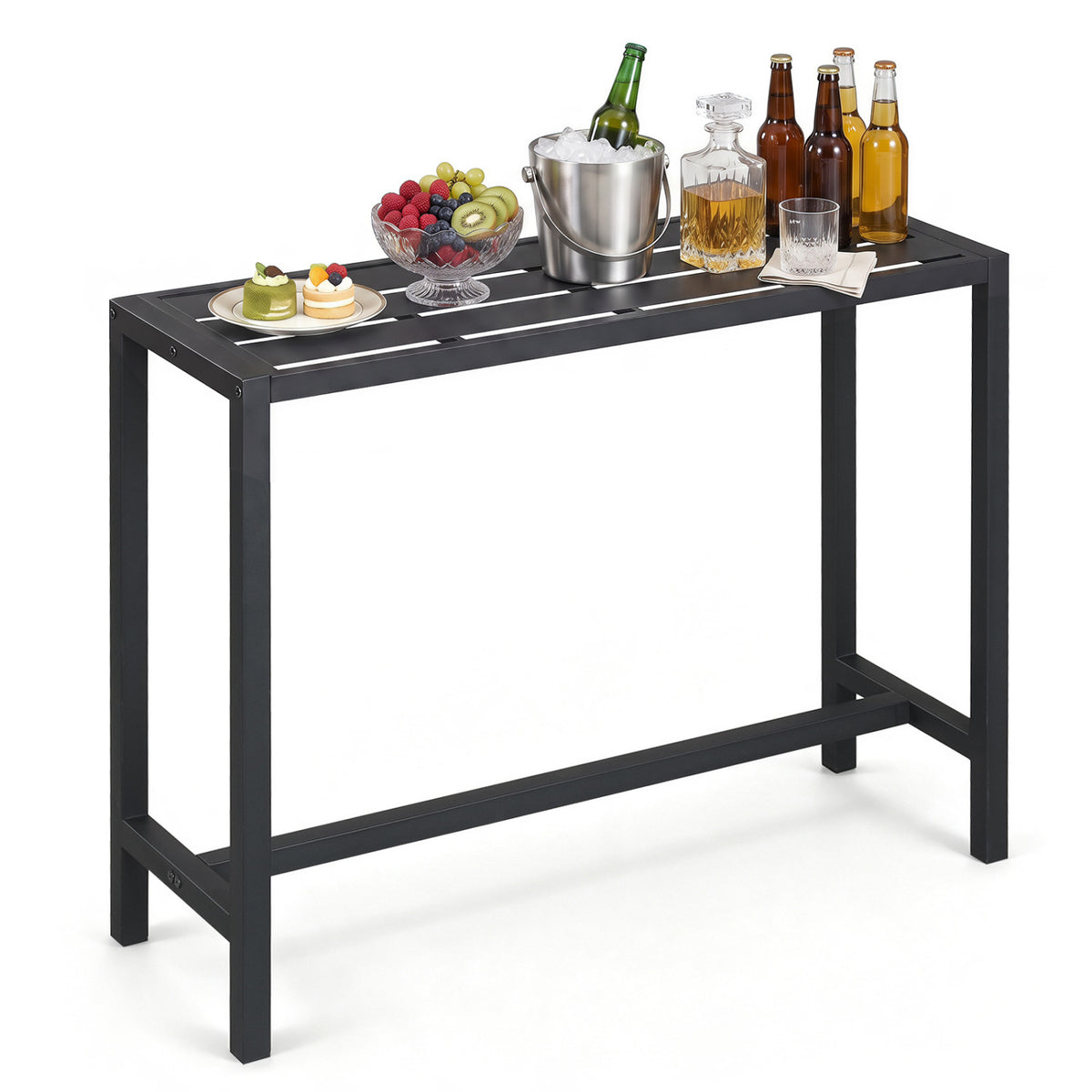 Outdoor Bar Table 48/55 Inch Waterproof Top - M