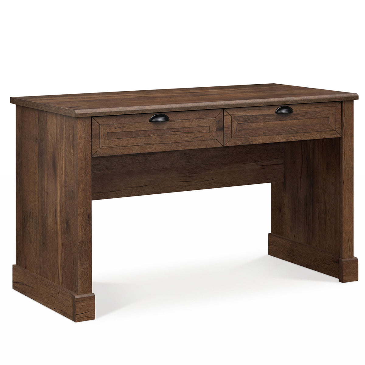 48" Farmhouse Desk with 2 Drawers - Brown