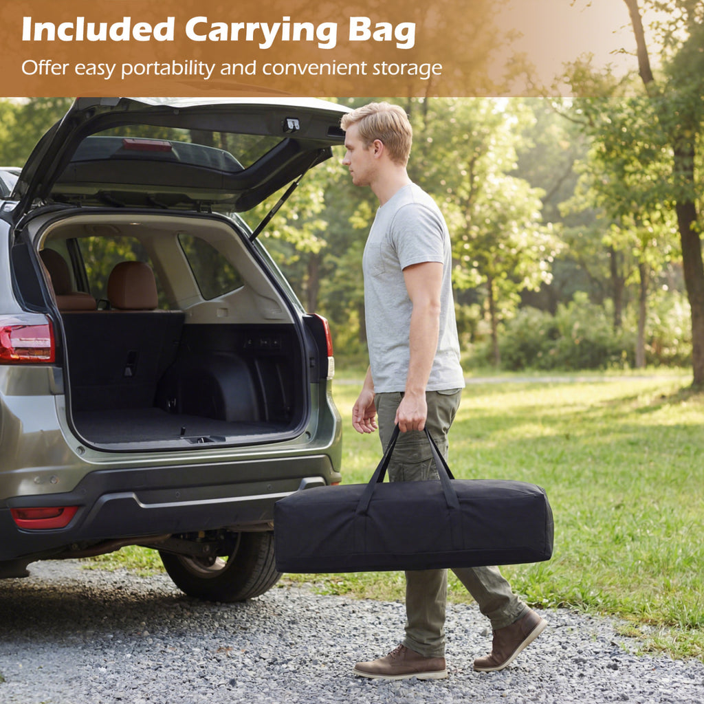 48 Inch Folding Camping Table with Carry Bag for Backyard