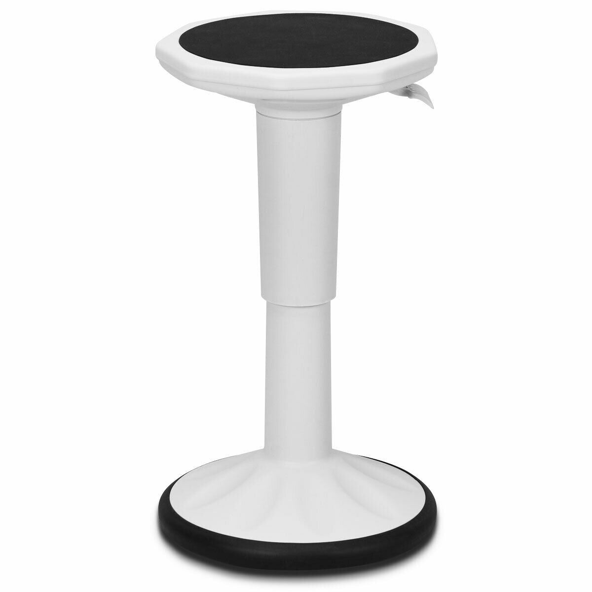 Adjustable Wobble Stool for Kids - Active Learning, White