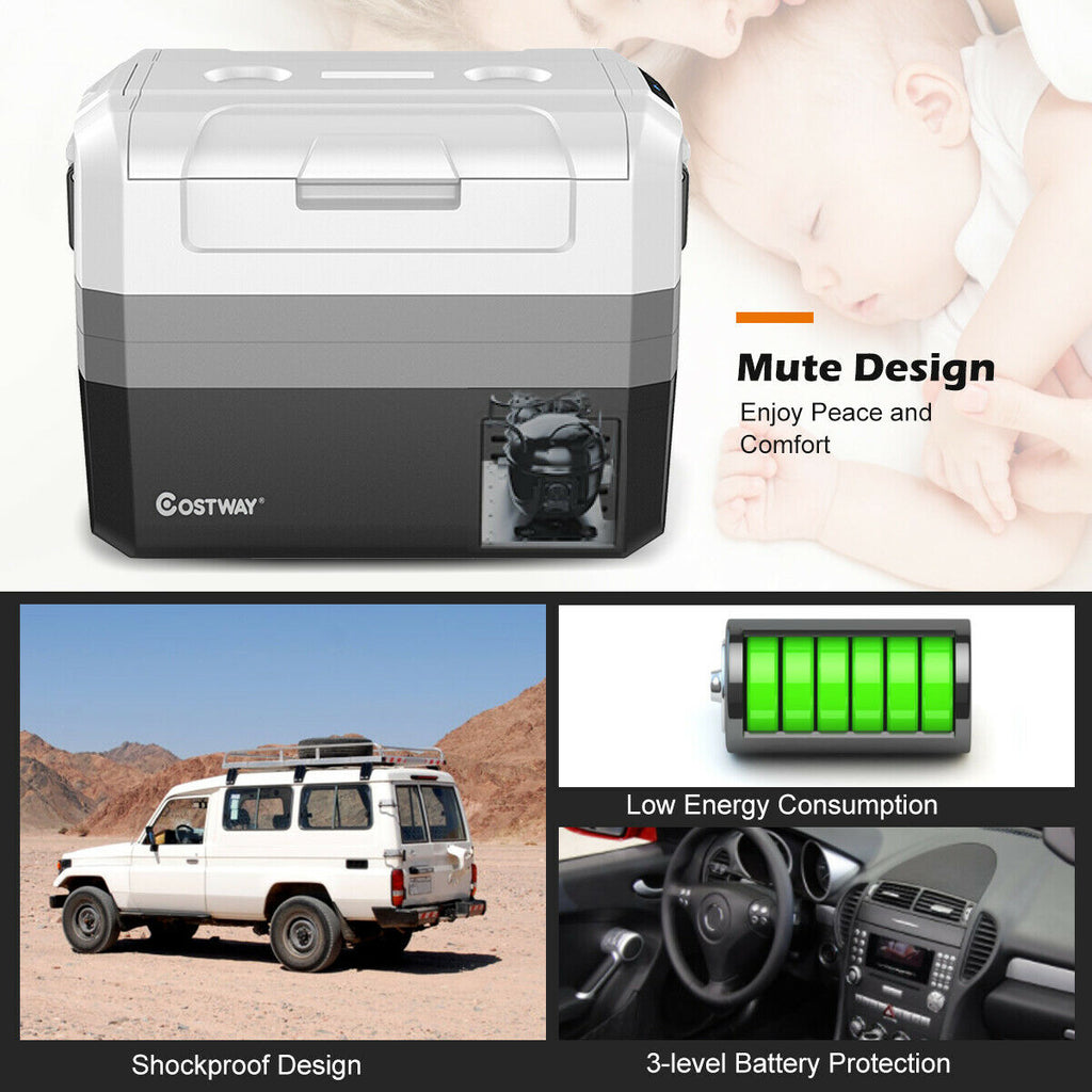58 Quart Portable Electric Car Cooler