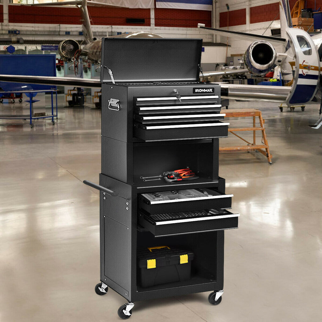 6 Drawers Tool Chest with Heightening Cabinet