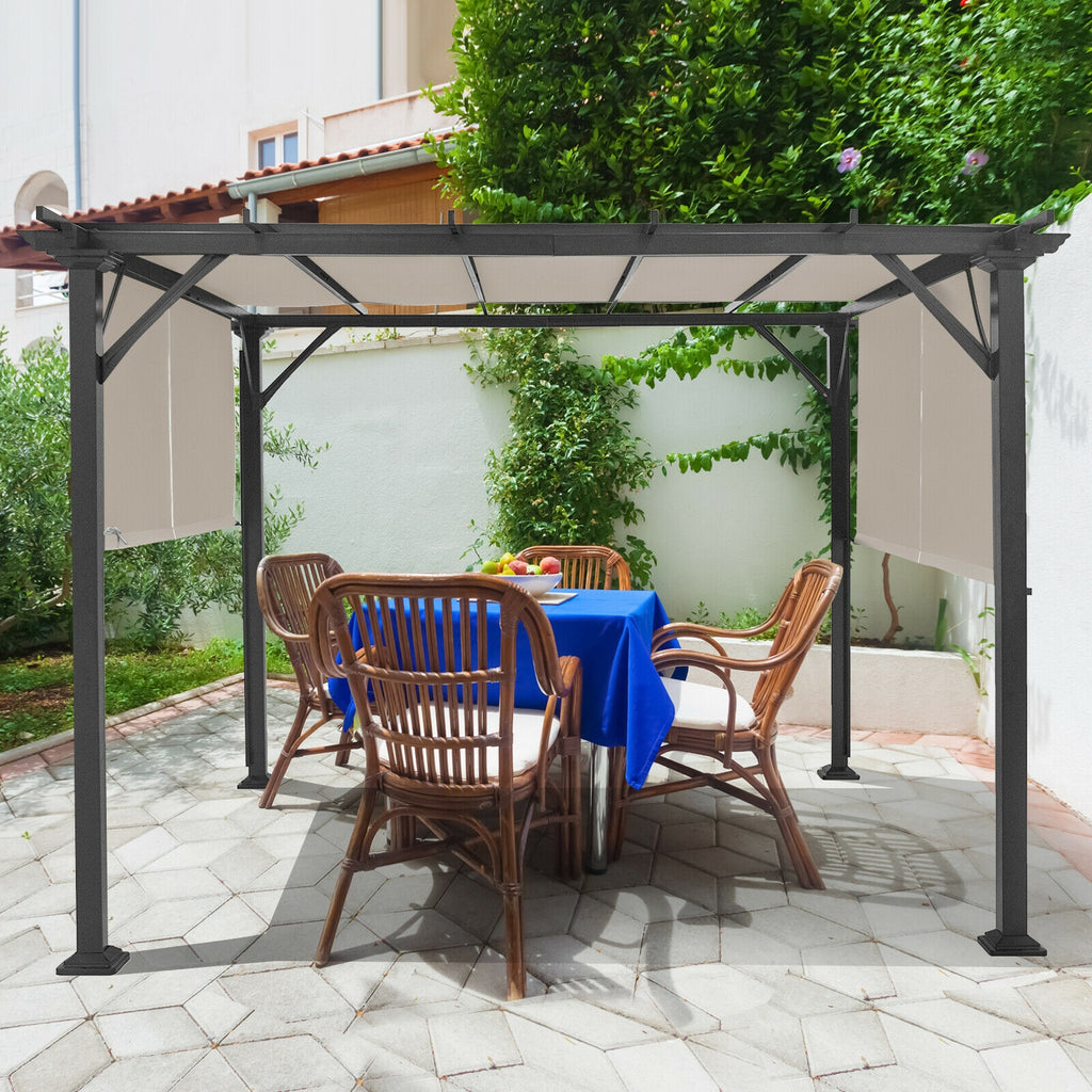 16' x 4' Canopy Replacement Cover for Pergola - Beige