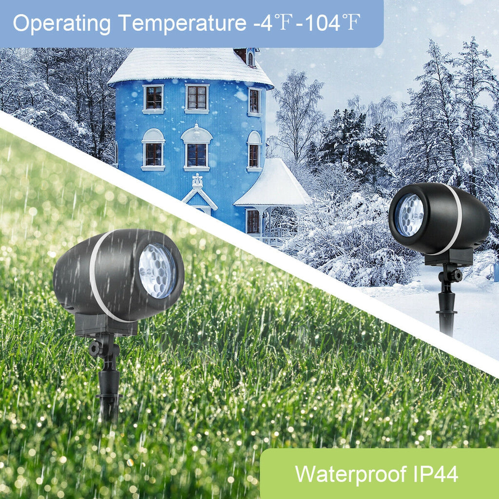 Outdoor Waterproof Snowflake LED Projector Lights with Remote Control