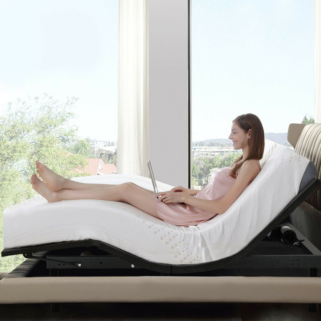 Queen Size Adjustable Bed Base with Wireless Remote – Style B