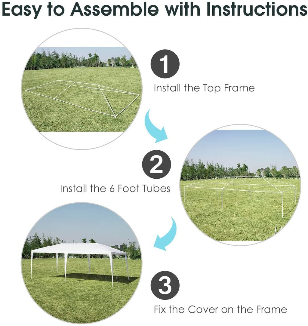 10 x 20 Feet Waterproof Canopy Tent - No Sidewalls