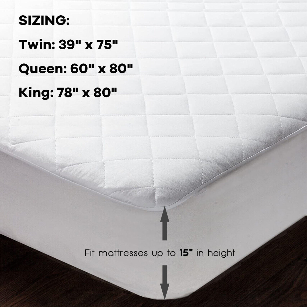 Electric Heated Mattress Pad Queen Size with Dual Controller