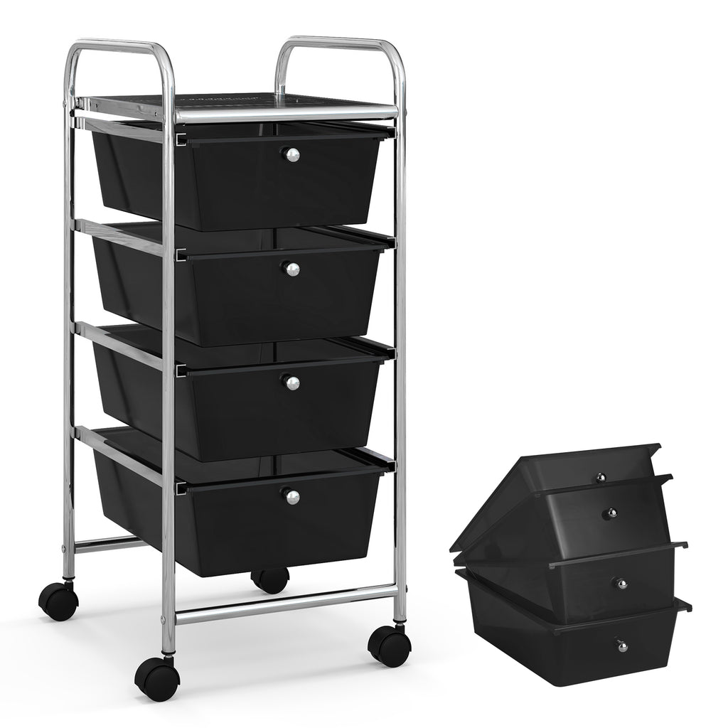 Multifunctional 6 Drawers Rolling Storage Cart Organizer