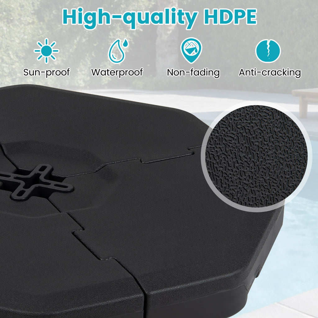 Patio Umbrella Cantilever Base Weight Set - Octagonal 41 x 41 x 5.5"
